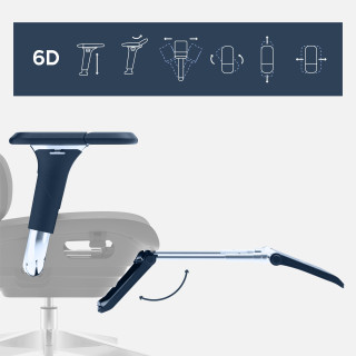 Ergonomski črni stol Mark Adler EXPERT 9.8 BLACK
