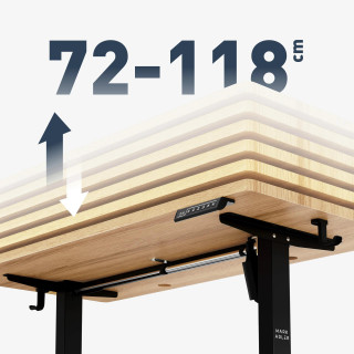 Električno nastavljiva miza Mark Adler LEADER 6.9 ČRNA