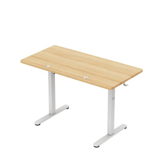 Rjava električno nastavljiva miza Mark Adler LEADER 6.9 CRAFT