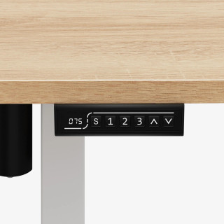 Rjava električno nastavljiva miza Mark Adler LEADER 6.9 CRAFT