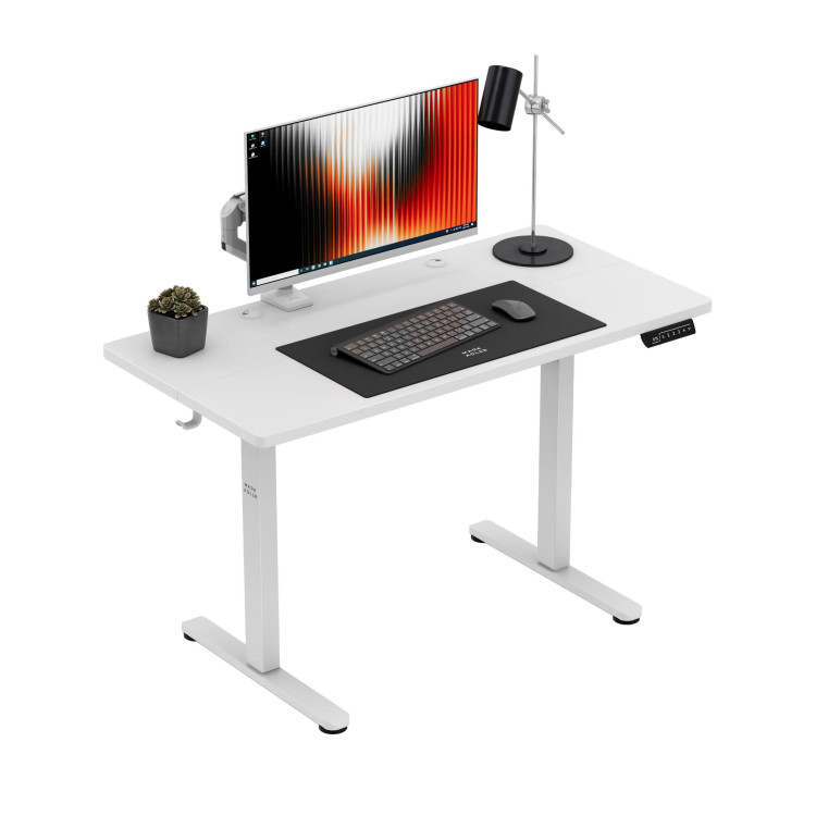 Električno nastavljiva bela miza Mark Adler LEADER 6.9 WHITE