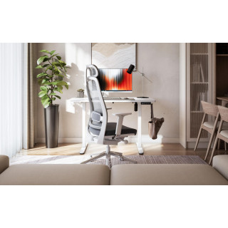 Električno nastavljiva bela miza Mark Adler LEADER 6.9 WHITE