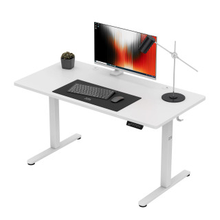 Električno nastavljiva bela pisalna miza Mark Adler LEADER 7.3 WHITE