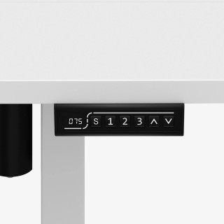 Električno nastavljiva bela pisalna miza Mark Adler LEADER 7.3 WHITE