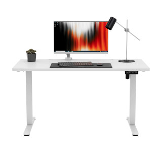 Električno nastavljiva bela pisalna miza Mark Adler LEADER 7.3 WHITE