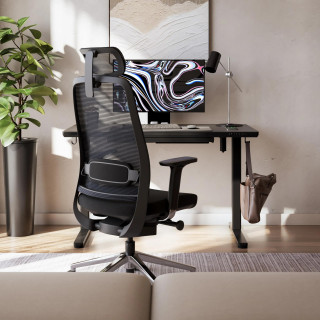 Električna črna steklena miza Mark Adler LEADER 8.5 BLACK