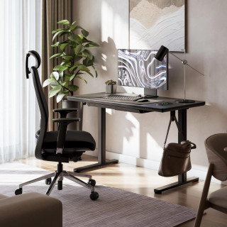 Električna črna steklena miza Mark Adler LEADER 8.5 BLACK