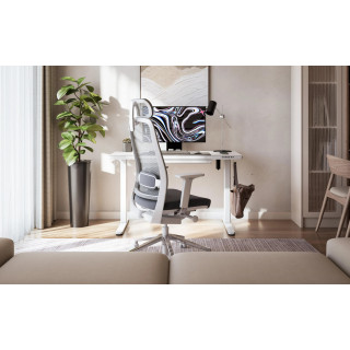 Bela električna steklena miza Mark Adler LEADER 8.5 WHITE