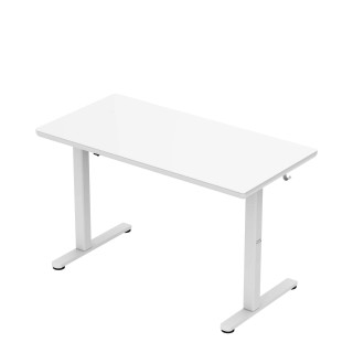Bela električna steklena miza Mark Adler LEADER 8.5 WHITE