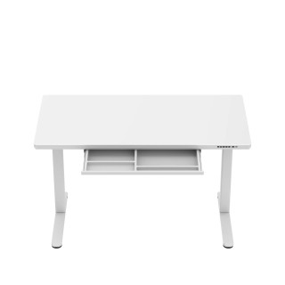 Bela električna steklena miza Mark Adler LEADER 8.5 WHITE