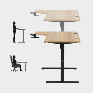 Električna črna miza Mark Adler LEADER 9.1 BLACK