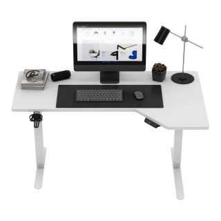 Bela električna miza Mark Adler LEADER 9.1 WHITE