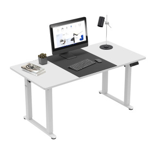 Bela električna miza Mark Adler LEADER 9.3 WHITE