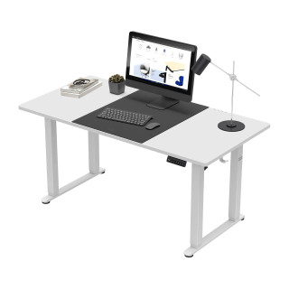 Bela električna miza Mark Adler LEADER 9.3 WHITE