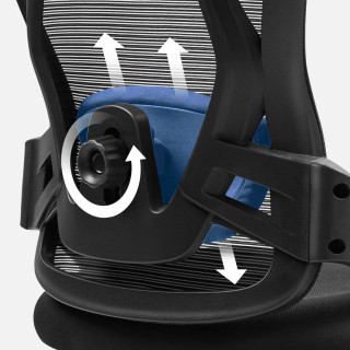 Črn pisarniški stol Mark Adler MANAGER 2.9 BLACK