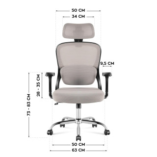 Pisarniški stol Mark Adler MANAGER 3.2 GREY