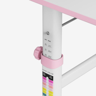 Otroška nastavljiva pisalna miza Mark Adler STUDY 3.7 ROZA