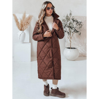 Ženska zimska jakna v rjavi barvi TY4917