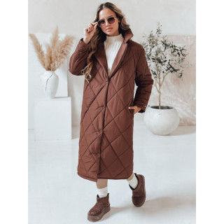 Ženska zimska jakna v rjavi barvi TY4917