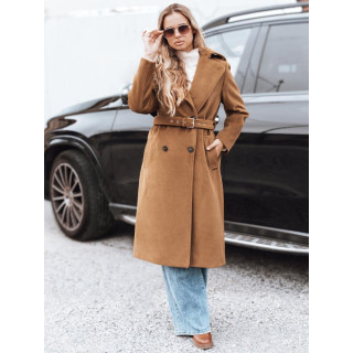 Ženski rjav zimski plašč NY0761