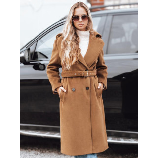 Ženski rjav zimski plašč NY0761