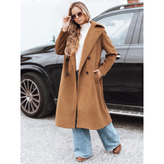 Ženski rjav zimski plašč NY0761
