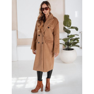 Zimski rjav ženski plašč NY0766