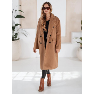 Zimski rjav ženski plašč NY0766