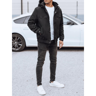 Moška prehodna črna jakna TX5031