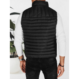 Moški črn prešit telovnik TX5084