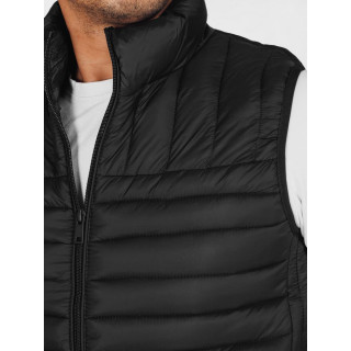 Moški črn prešit telovnik TX5084