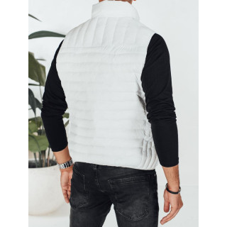 Moški bel prešit telovnik TX5083