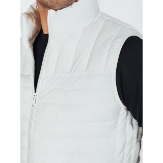 Moški bel prešit telovnik TX5083