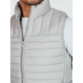 Moški svetlo siv prešit telovnik TX5080