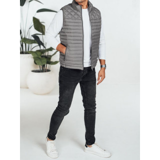 Temno siv moški prešit telovnik TX5079