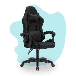 Črn otroški stol iz blaga HELLS CHAIR HC-1000