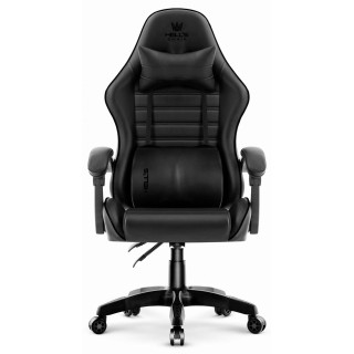 Usnjen črn igralni stol HELLS CHAIR HC-1003 2.0