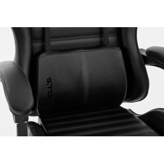 Usnjen črn igralni stol HELLS CHAIR HC-1003 2.0