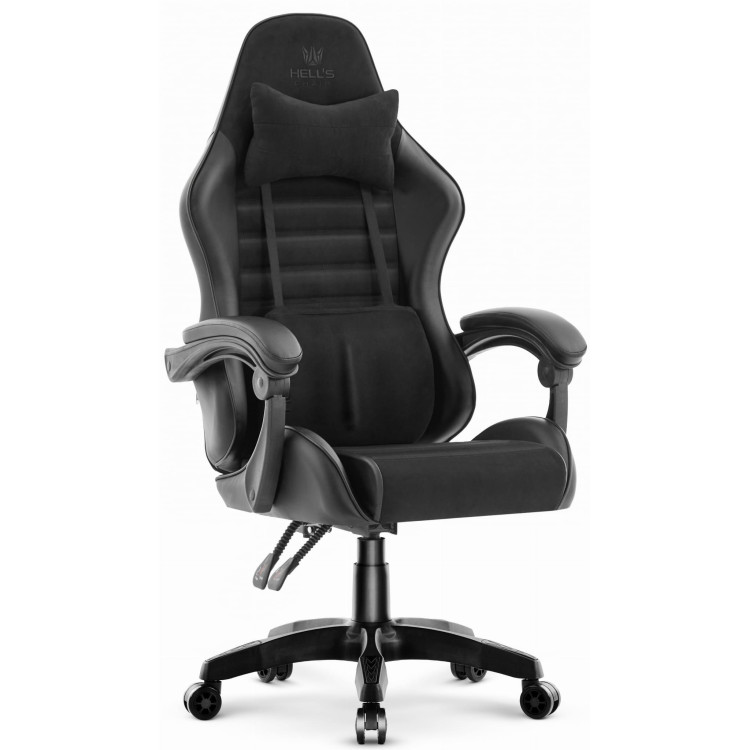 Črn igralni stol HELLS CHAIR HC-1003 2.0