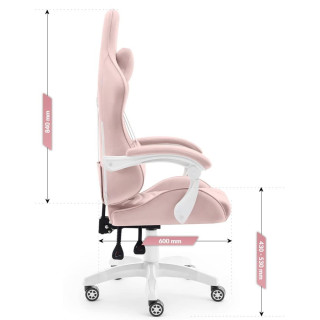 Roza blagajniški igralni stol HELLS CHAIR RAINBOW