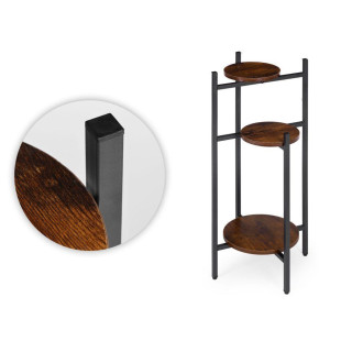 Tristopenjsko stojalo za rože