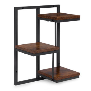 Tristopenjska polica v podstrešnem slogu