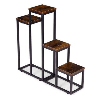 Štiristopenjsko stojalo za rože v mansardi