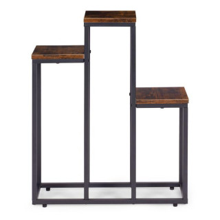 Tristopenjsko stojalo za rože v mansardi