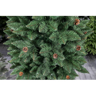 Debel božični borov bor s storži - 150 cm