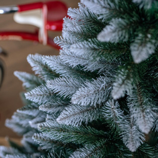 Gosta, zasnežena diamantna smreka v loncu - 80 cm -