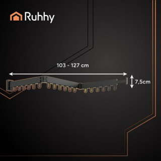 Zložljivi stenski sušilnik perila