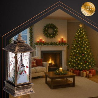 LED božična svetilka v bakreni barvi