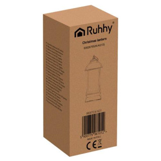 Srebrna božična LED svetilka