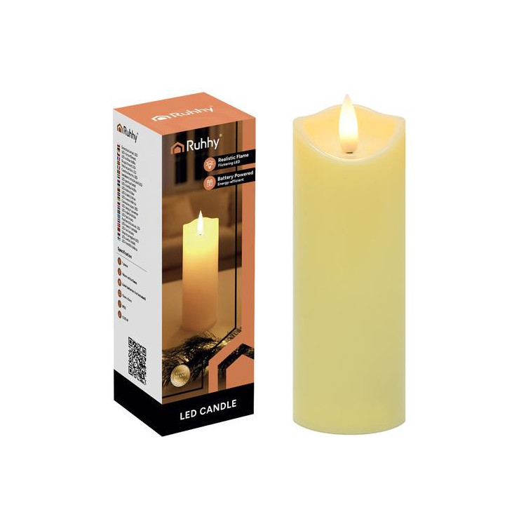 LED sveča 15x5cm 1 kos